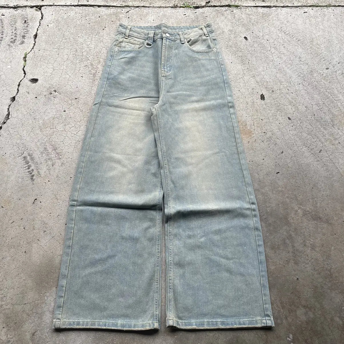 Sailor Tan Wide-Leg Denim Pant