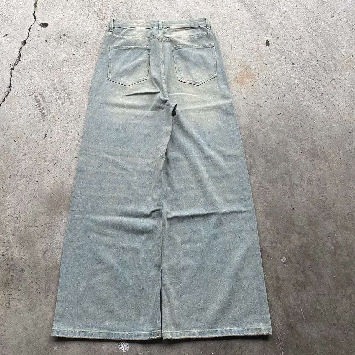 Sailor Tan Wide-Leg Denim Pant