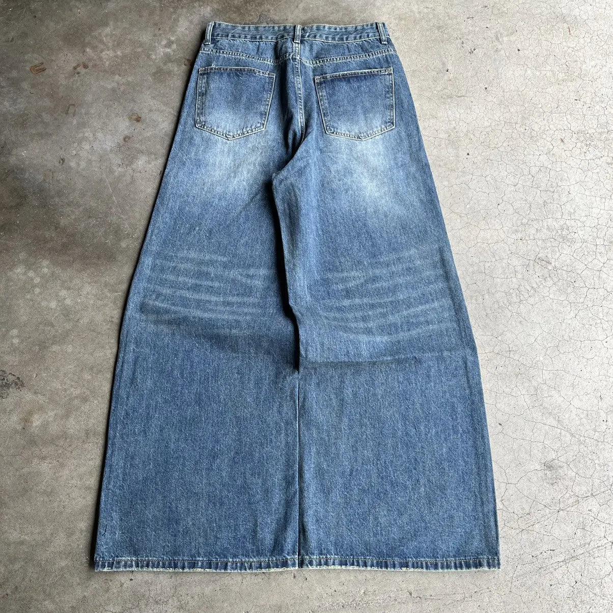Sailor Blue Wide-Leg Denim Pant